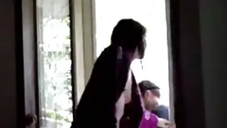 붙어 장 인종 간 포르노 콕에서 자위 여자